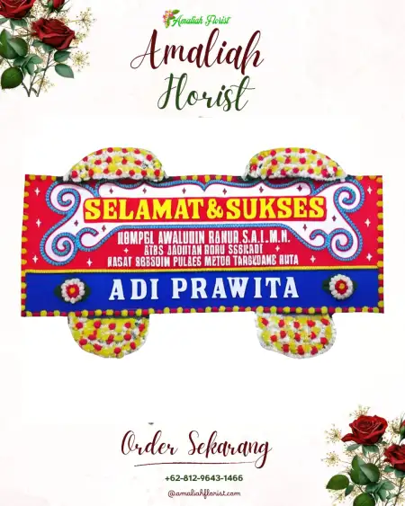 Papan Bunga Ucapan Selamat Sumurarum